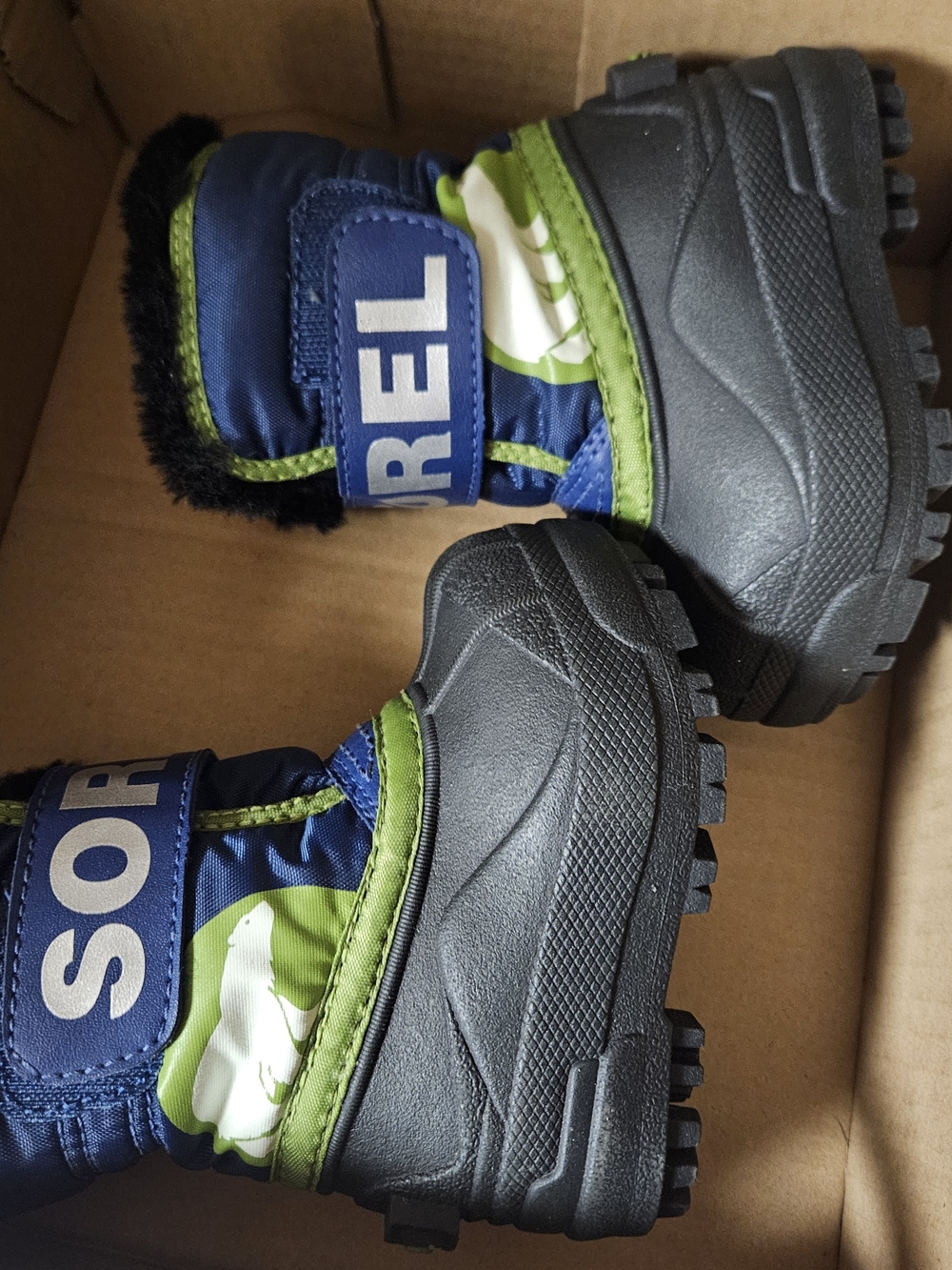 Sorel Kids Blue & Green Winter Snow Boots